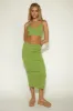 Thoughtful Maxi Skirt Green sold by Fortunate One