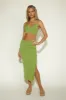 Thoughtful Maxi Skirt Green sold by Fortunate One