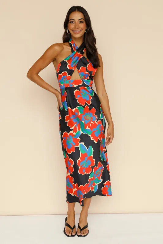 RUNAWAY THE LABEL Angelita Midi Dress sold by Fortunate One