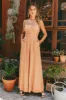 Mavena Jumpsuit Tan sold by Fortunate One
