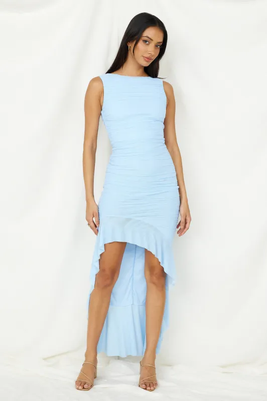 Timeless Love Maxi Dress Blue sold by Fortunate One