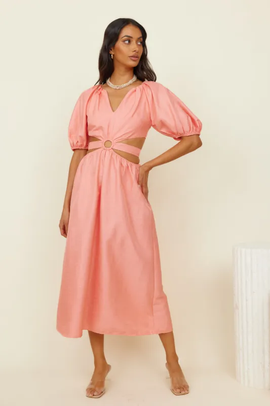 Need Me Maxi Dress Pink sold by Fortunate One