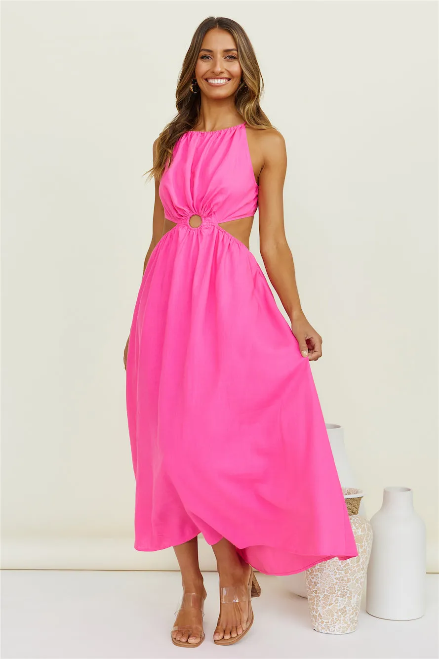 Aulma Maxi Dress Pink sold by Fortunate One