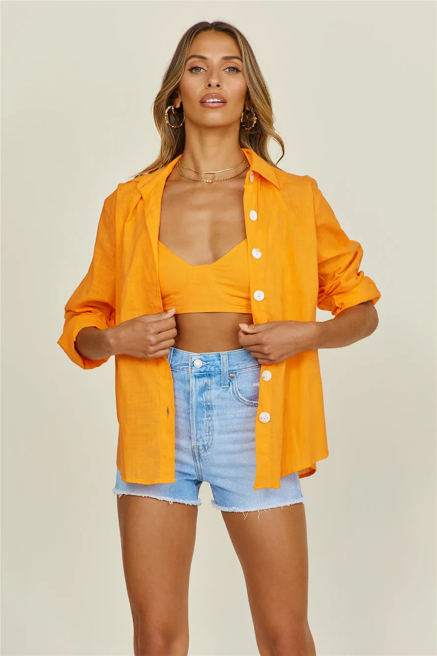 About Last Night Shirt Set Orange sold by Fortunate One product image thumbnail 5