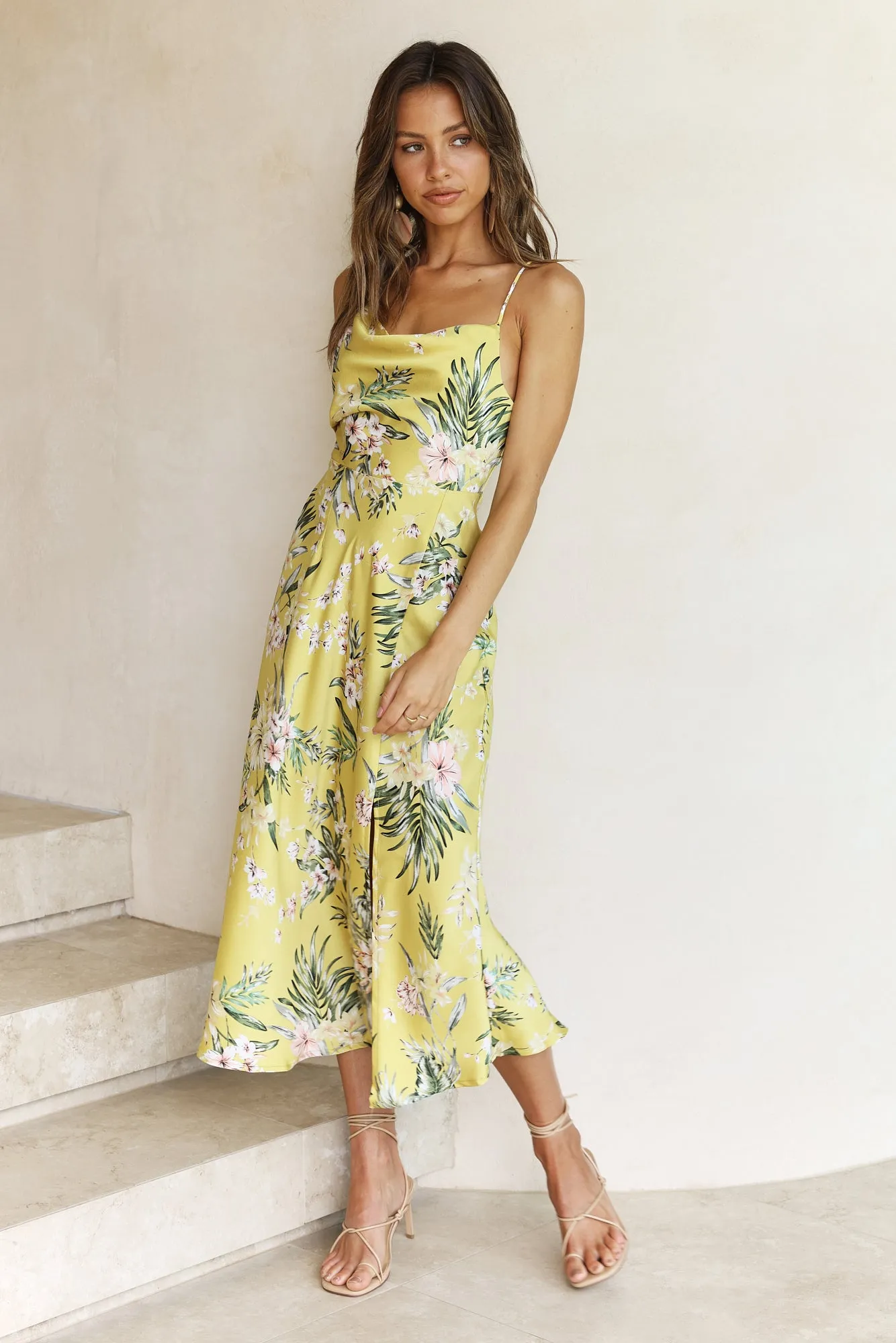 Feeling Proud Maxi Dress Yellow sold by Fortunate One product image thumbnail 3