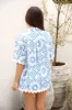 Santorini Rooftop Shirt Blue sold by Fortunate One