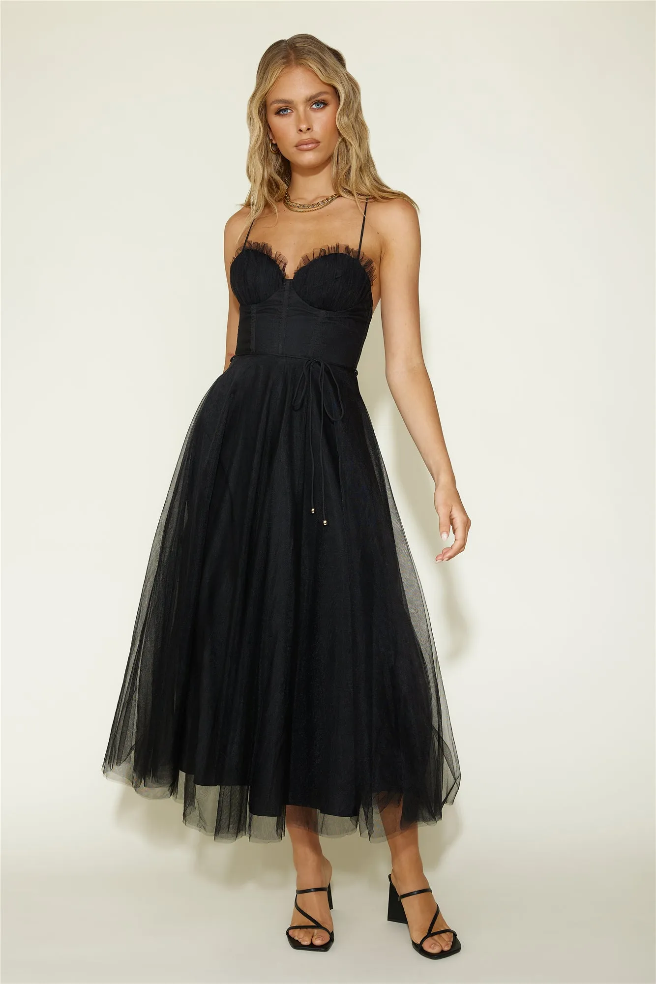 Diana Maxi Dress Black sold by Fortunate One product image thumbnail 4