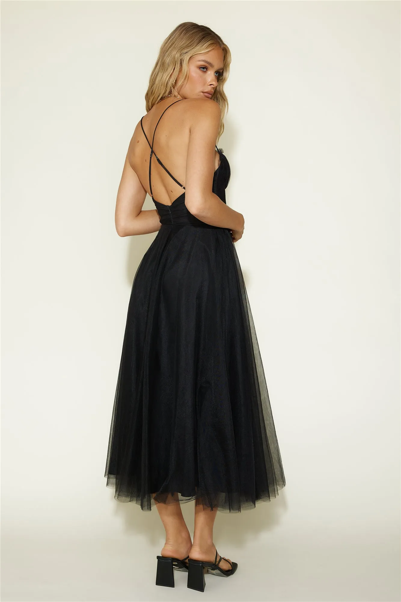 Diana Maxi Dress Black sold by Fortunate One product image thumbnail 5