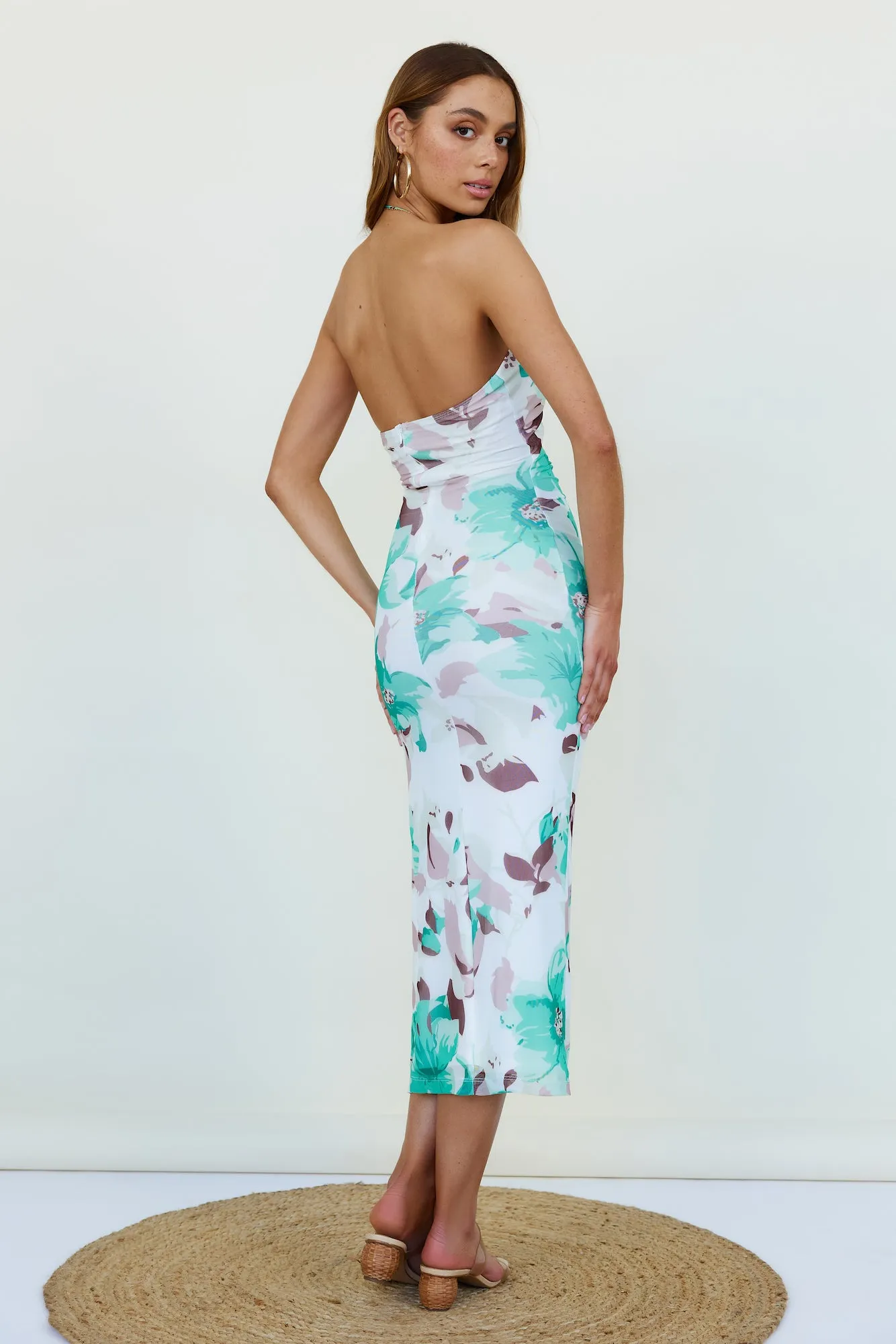 Star In The Night Maxi Dress Green sold by Fortunate One product image thumbnail 5