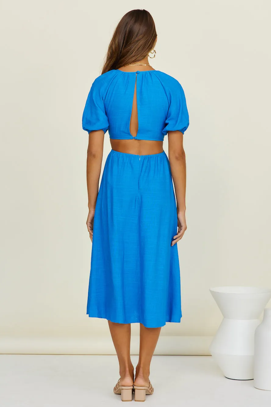 Warmth From Within Maxi Dress Blue sold by Fortunate One product image thumbnail 4