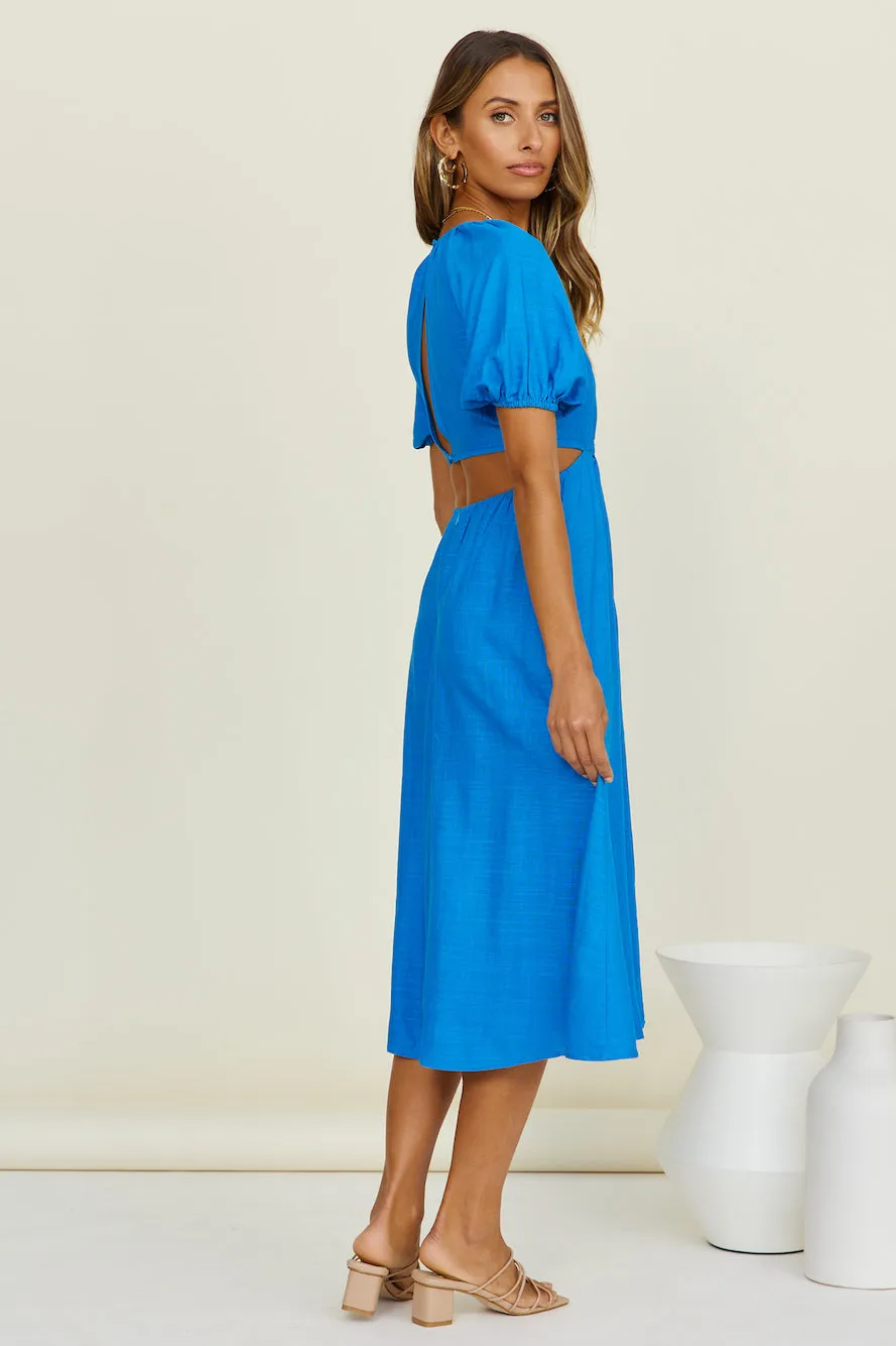 Warmth From Within Maxi Dress Blue sold by Fortunate One product image thumbnail 5