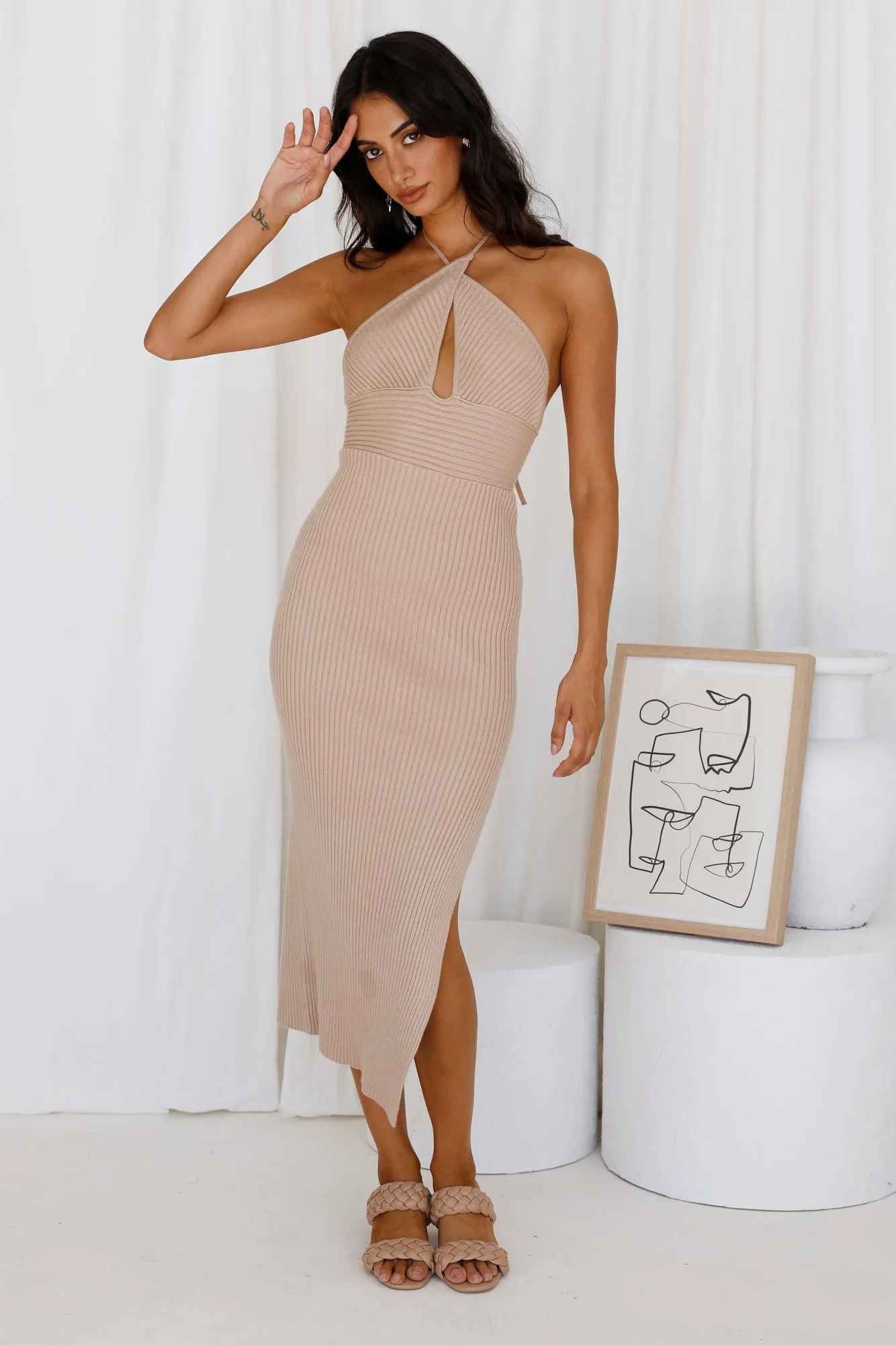 Winners Maxi Dress Brown sold by Fortunate One product image thumbnail 3