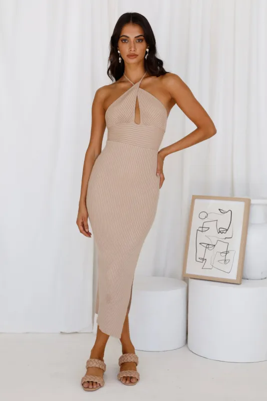 Winners Maxi Dress Brown sold by Fortunate One
