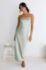 Gleam In Gold Maxi Dress Light Green sold by Fortunate One