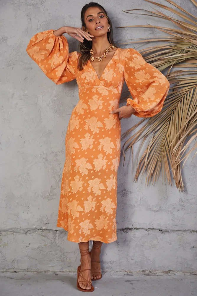 Endless Possibilities Maxi Dress Orange sold by Fortunate One product image thumbnail 2