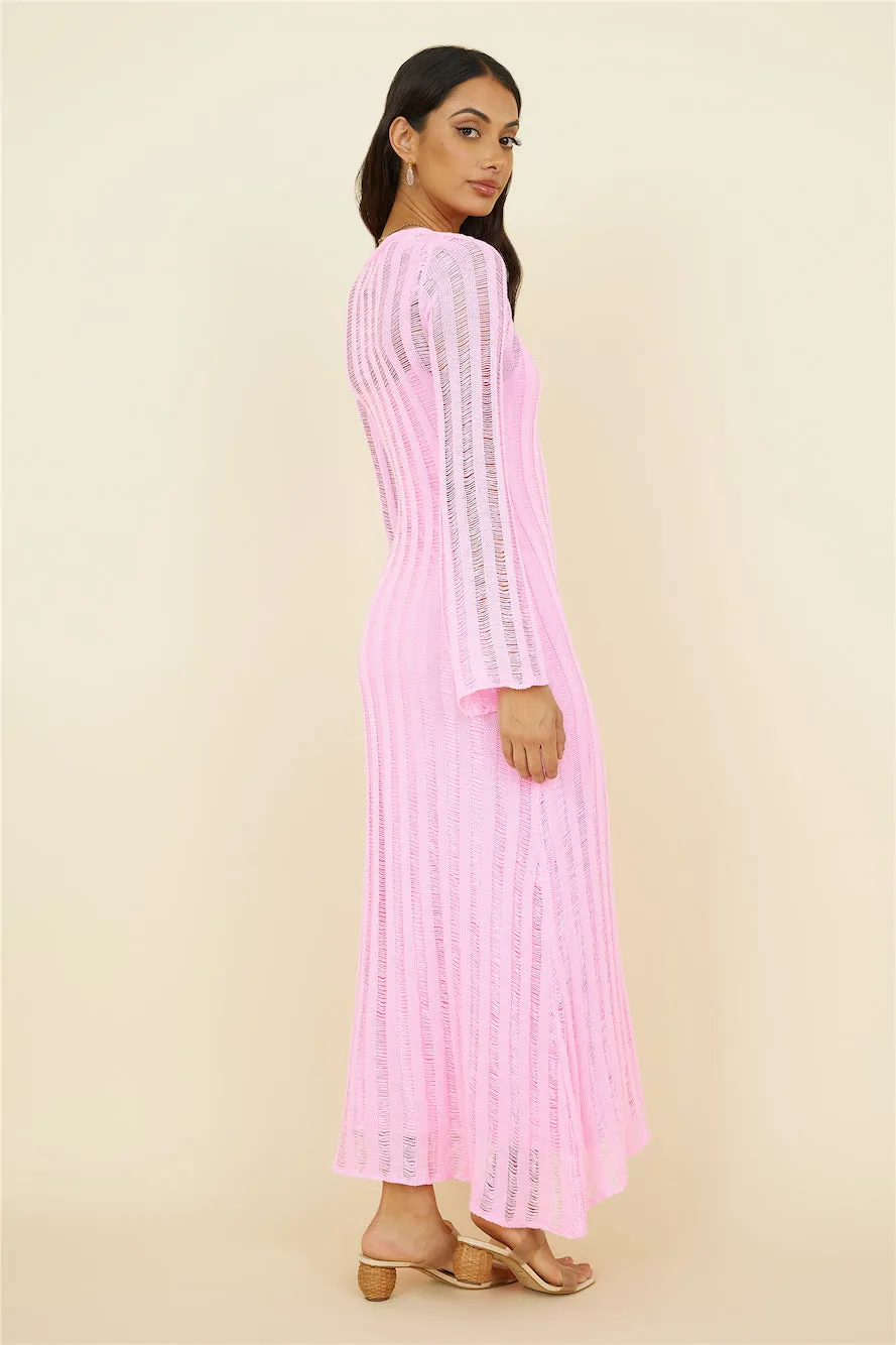 Exploration Maxi Dress Pink sold by Fortunate One product image thumbnail 4