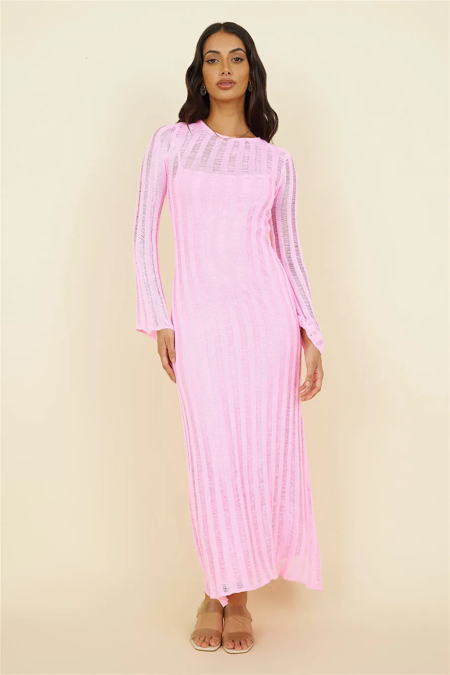 Exploration Maxi Dress Pink sold by Fortunate One