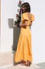 Cool And Calm Maxi Skirt Mustard sold by Fortunate One