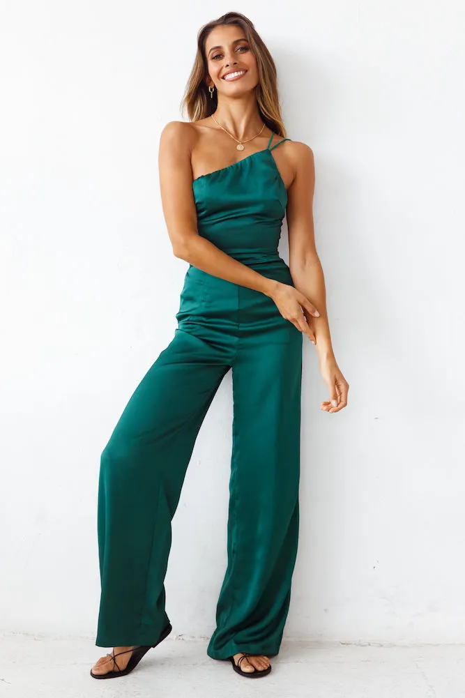 HELLO MOLLY Dance All Night Jumpsuit Green sold by Fortunate One