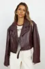LIONESS Staten Island Jacket Mulberry sold by Fortunate One
