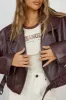 LIONESS Staten Island Jacket Mulberry sold by Fortunate One