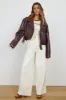 LIONESS Staten Island Jacket Mulberry sold by Fortunate One