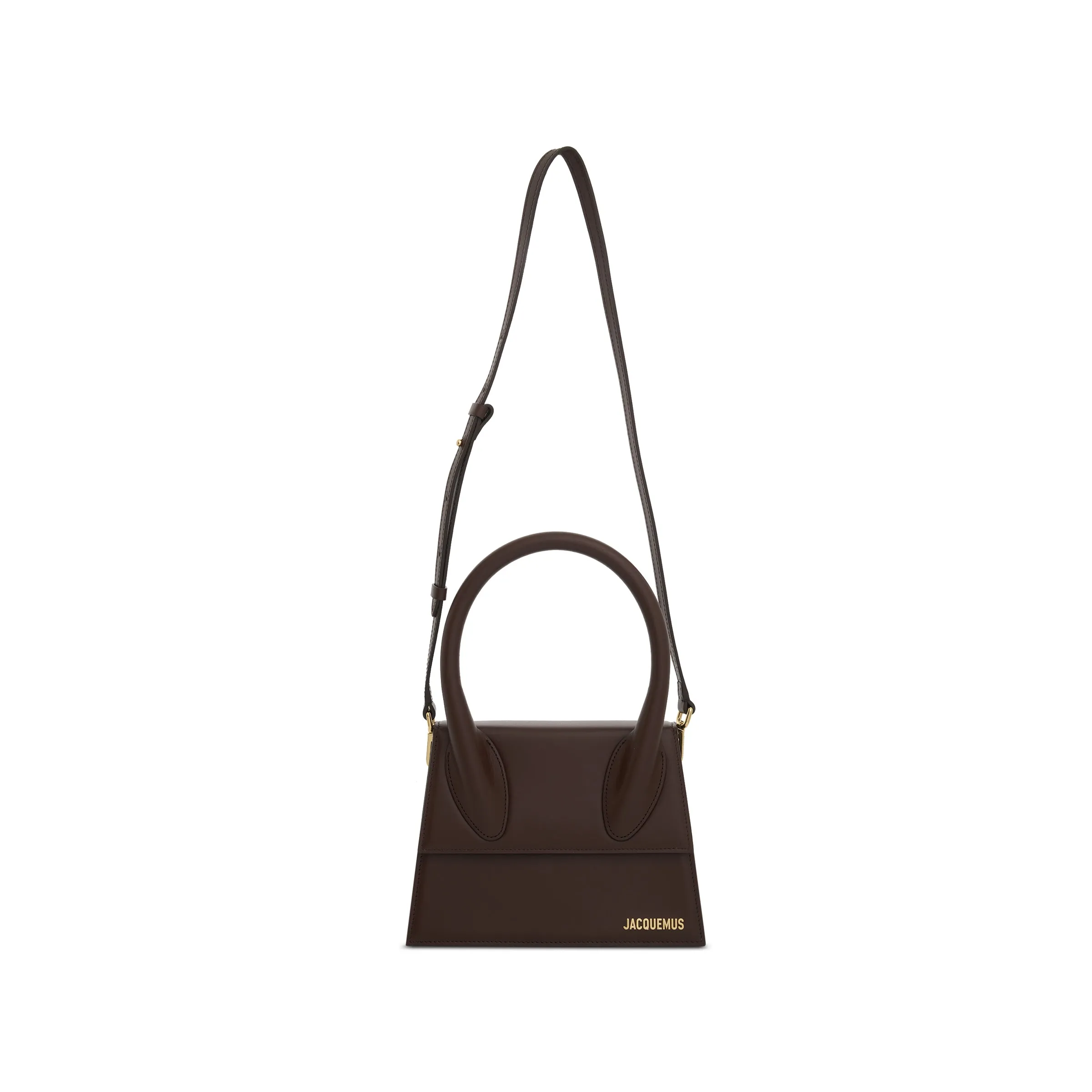 Le Grand Chiquito Leather Bag in Midnight Brown sold by MARAIS product image thumbnail 5