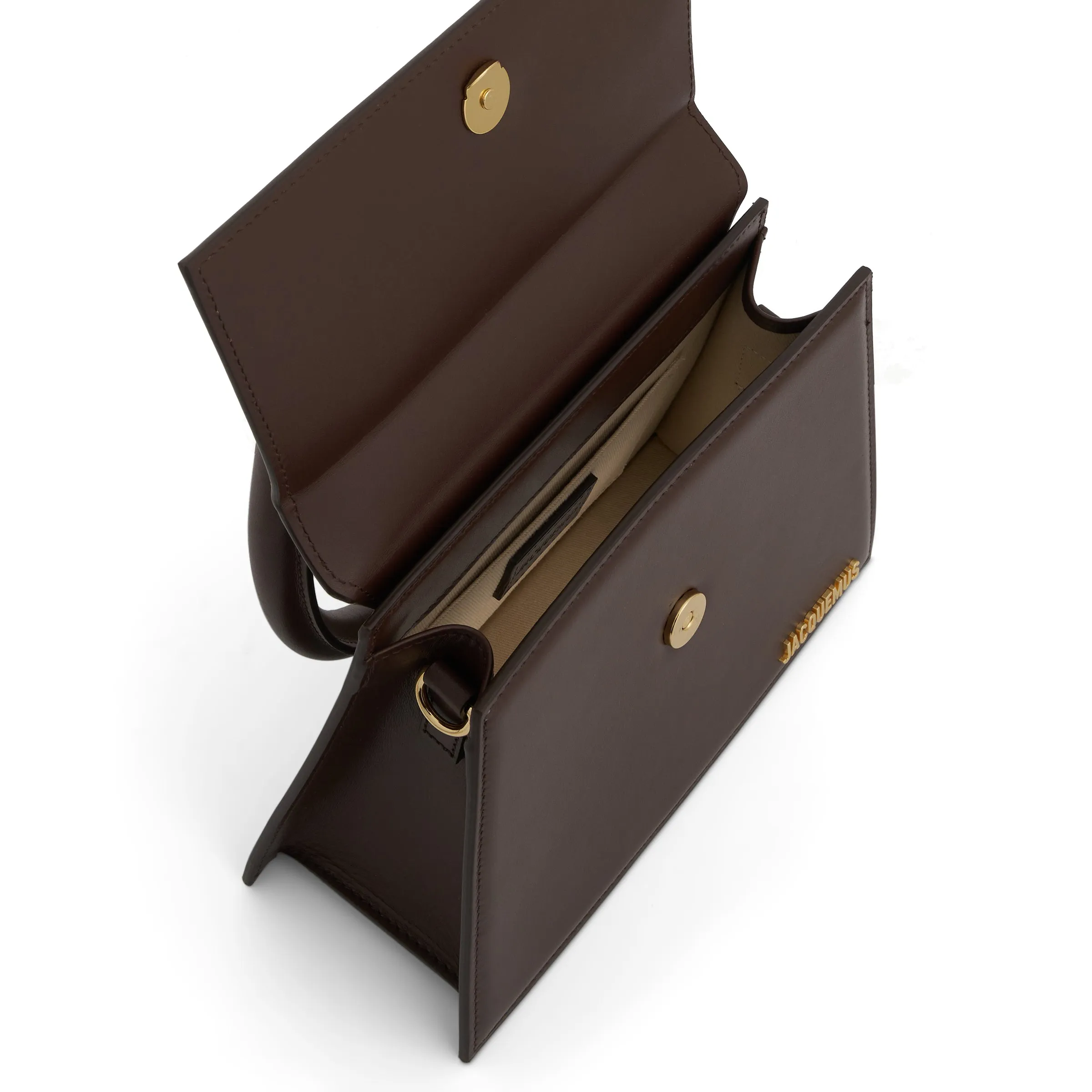 Le Grand Chiquito Leather Bag in Midnight Brown sold by MARAIS product image thumbnail 4