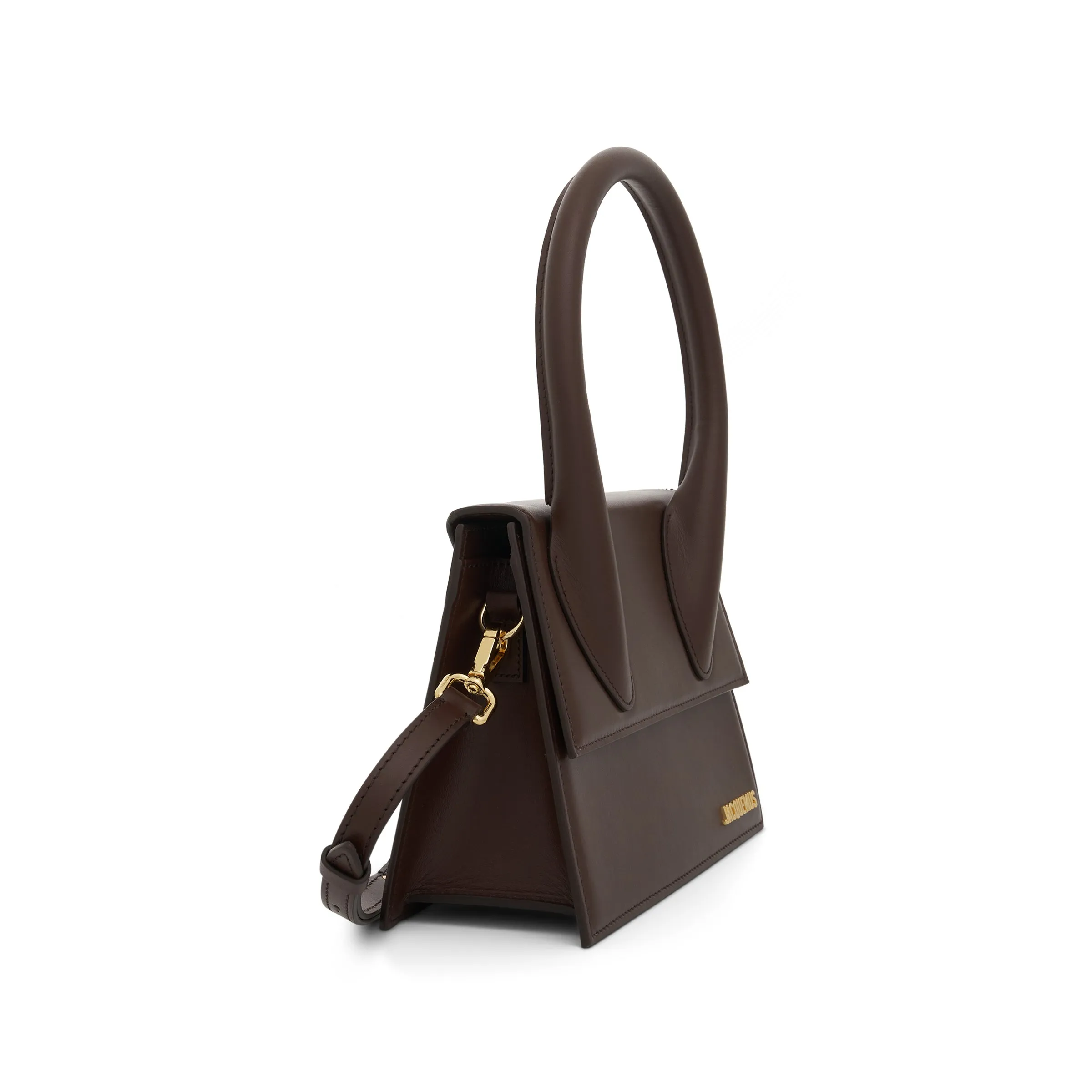 Le Grand Chiquito Leather Bag in Midnight Brown sold by MARAIS product image thumbnail 2