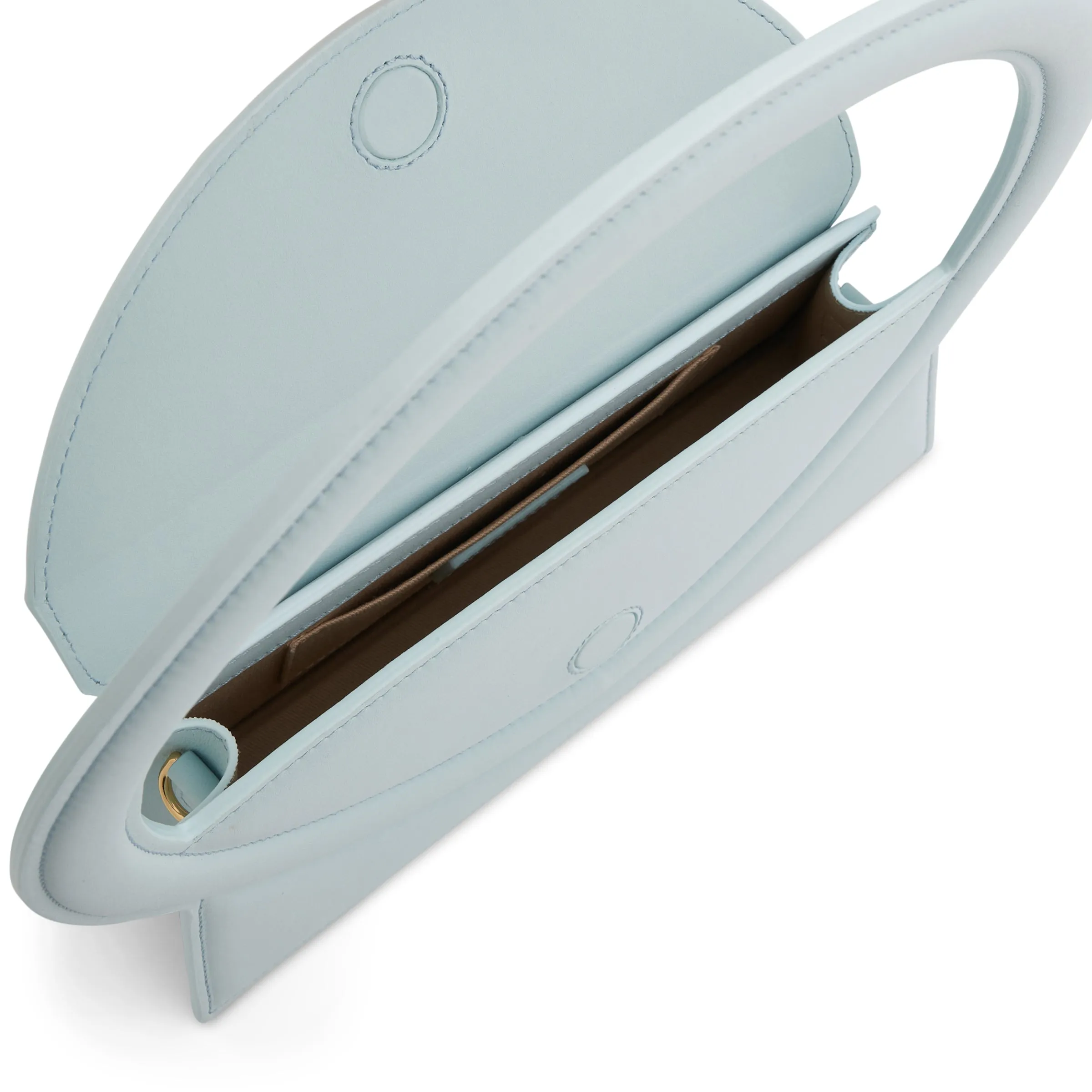 Le Sac Rond Circle Purse in Pale Blue sold by MARAIS product image thumbnail 4