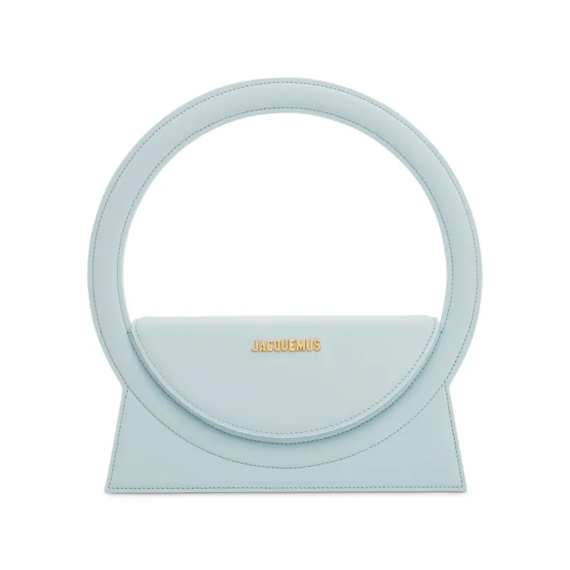 Le Sac Rond Circle Purse in Pale Blue sold by MARAIS