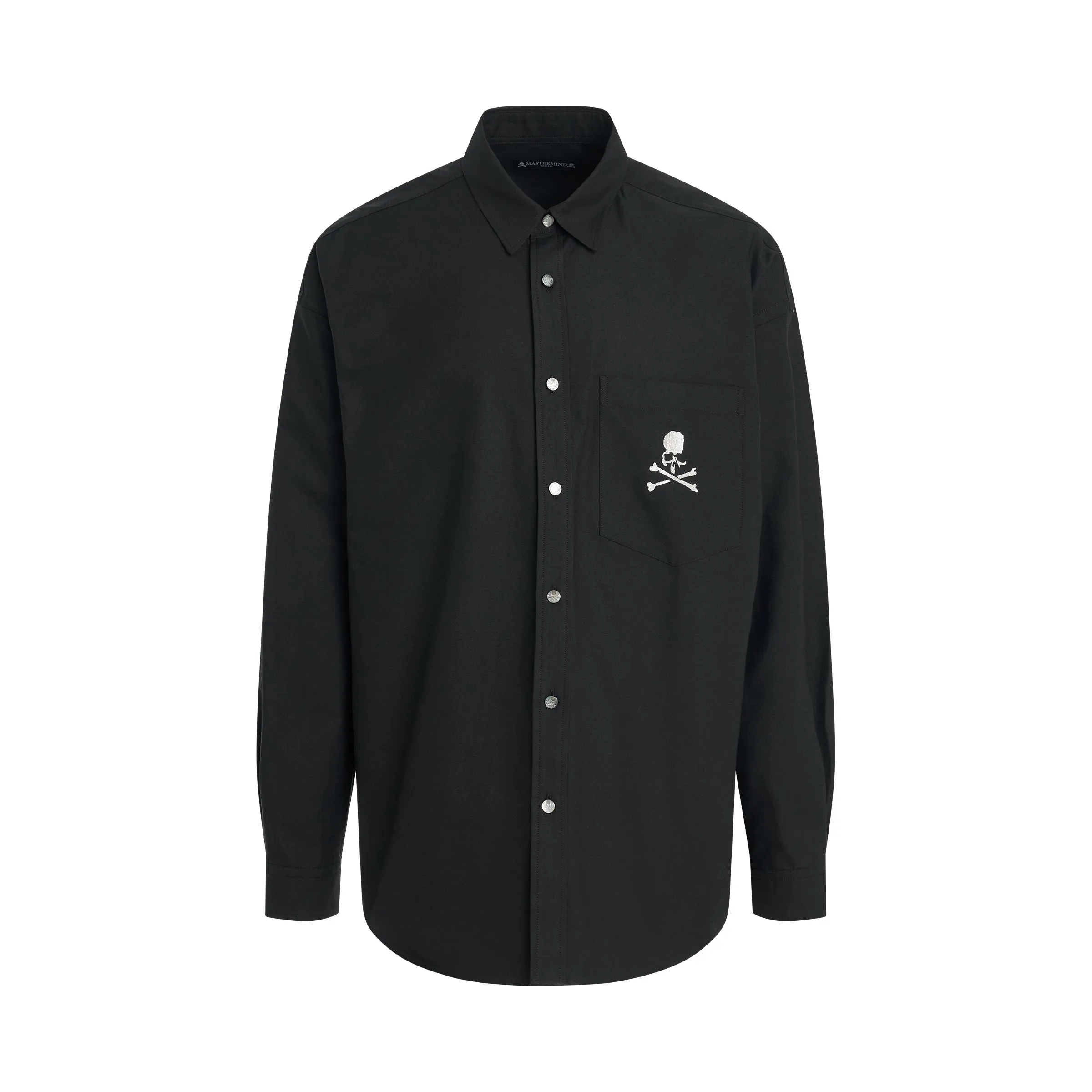 Long Sleeve Casual Shirt in Black sold by MARAIS