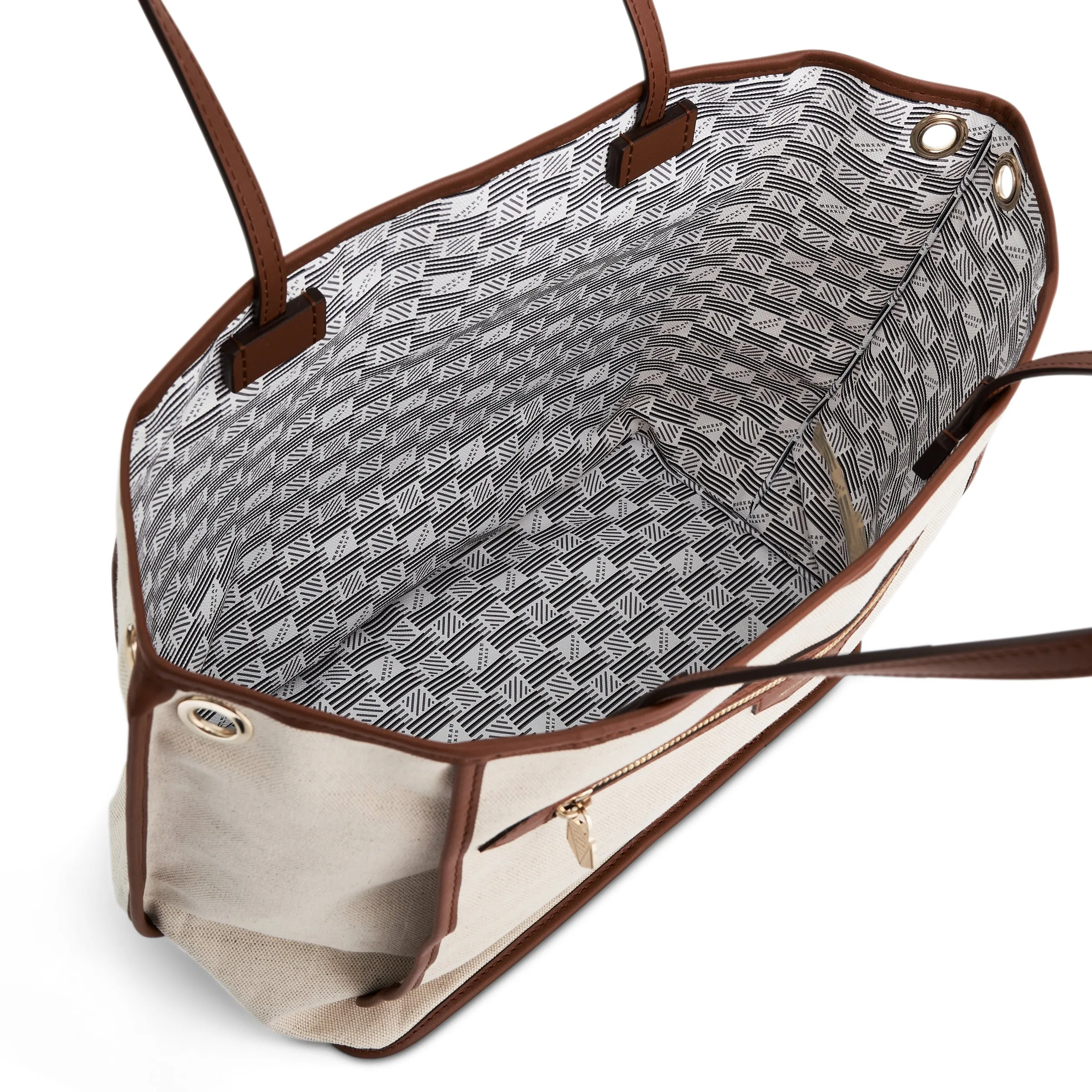 Saint Tropez Tote Reverse MM in Natural sold by MARAIS product image thumbnail 4