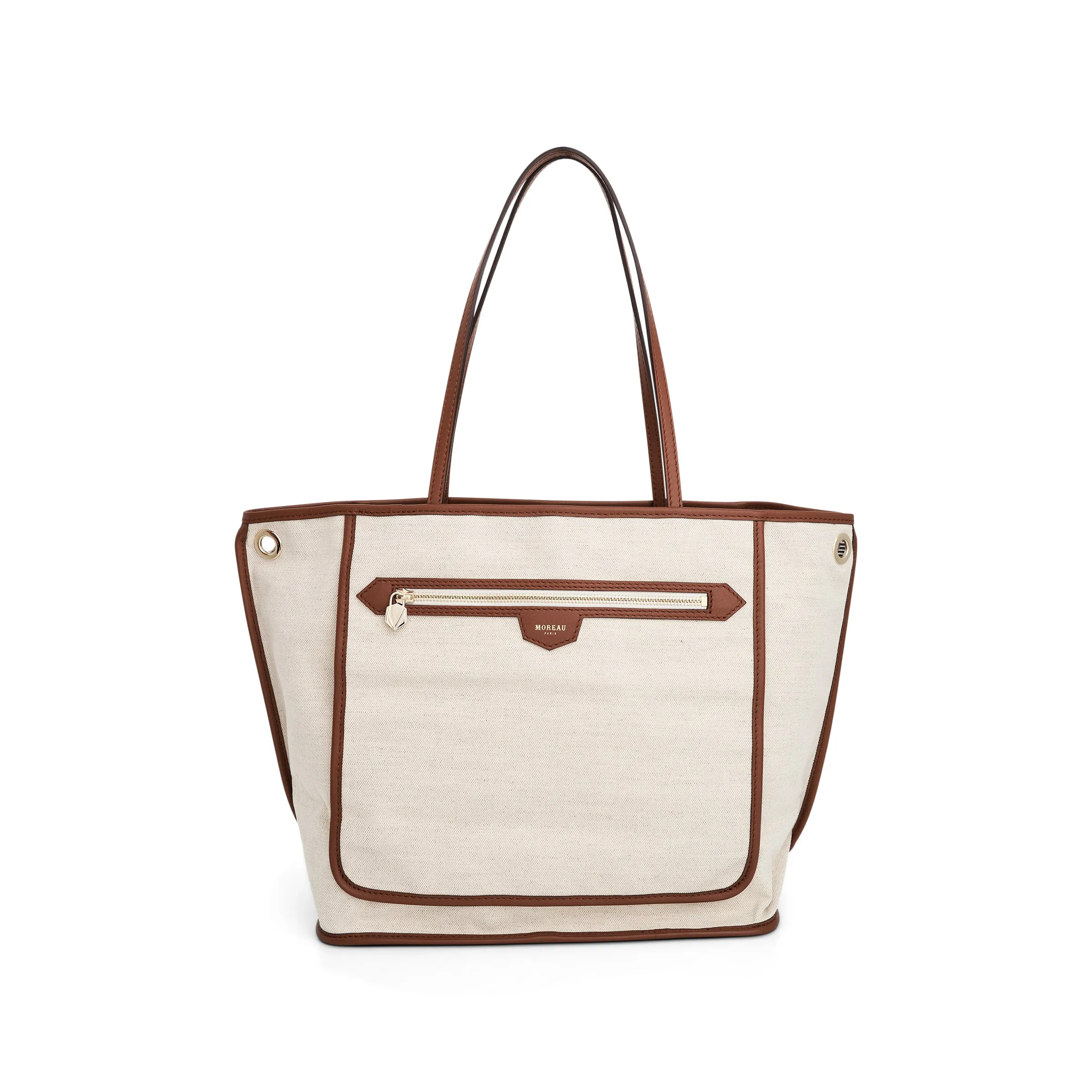 Saint Tropez Tote Reverse MM in Natural sold by MARAIS