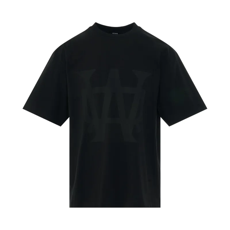 WD Symbol Logo T-Shirt in Black made by MARAIS