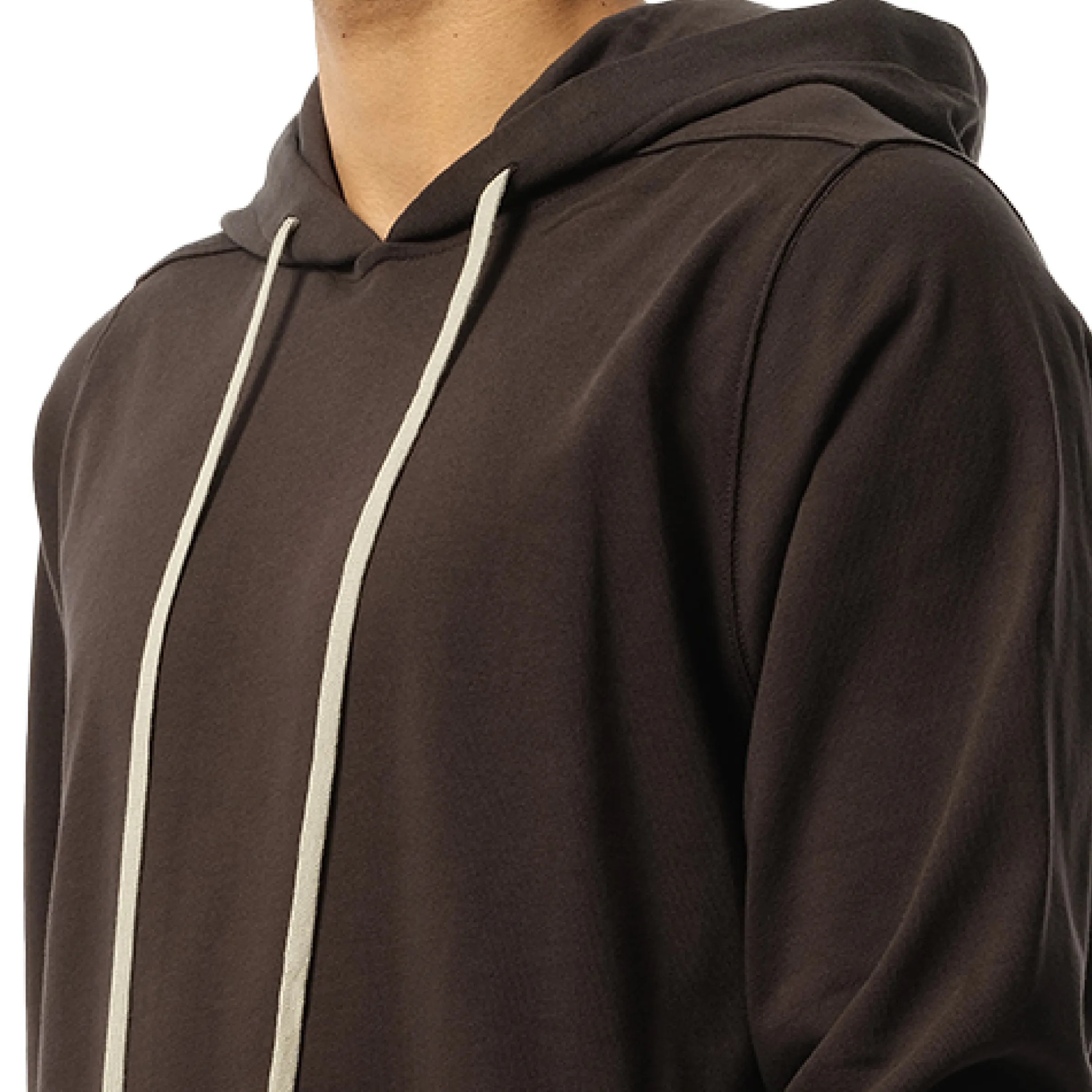 Drawstring Hoodie in Dark Dust sold by MARAIS product image thumbnail 3