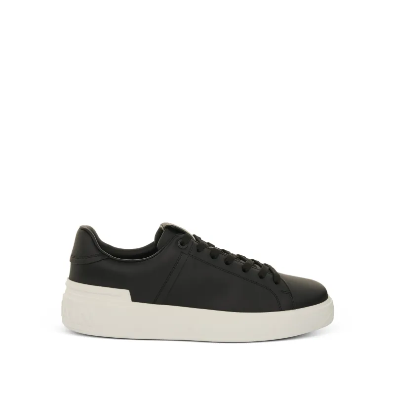 B-Court Calfskin Sneaker in Black/White sold by MARAIS
