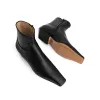Marfa Classic Flat Ankle Boots in Black sold by MARAIS