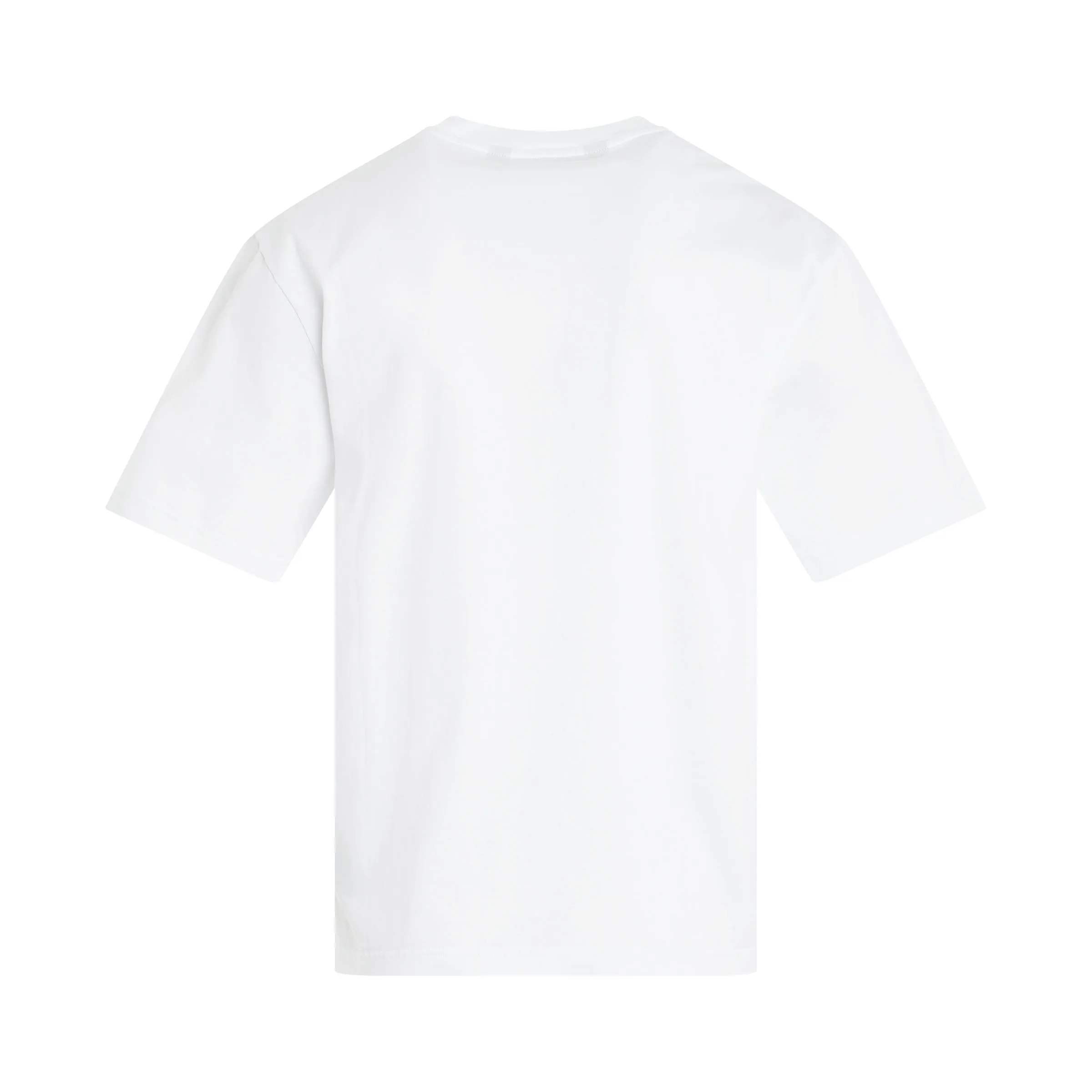 Logo Slim T-Shirt in White Black sold by MARAIS product image thumbnail 4
