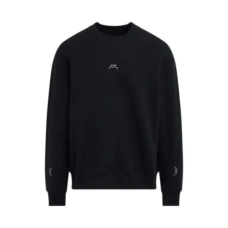 Essential Sweatshirt in Black sold by MARAIS