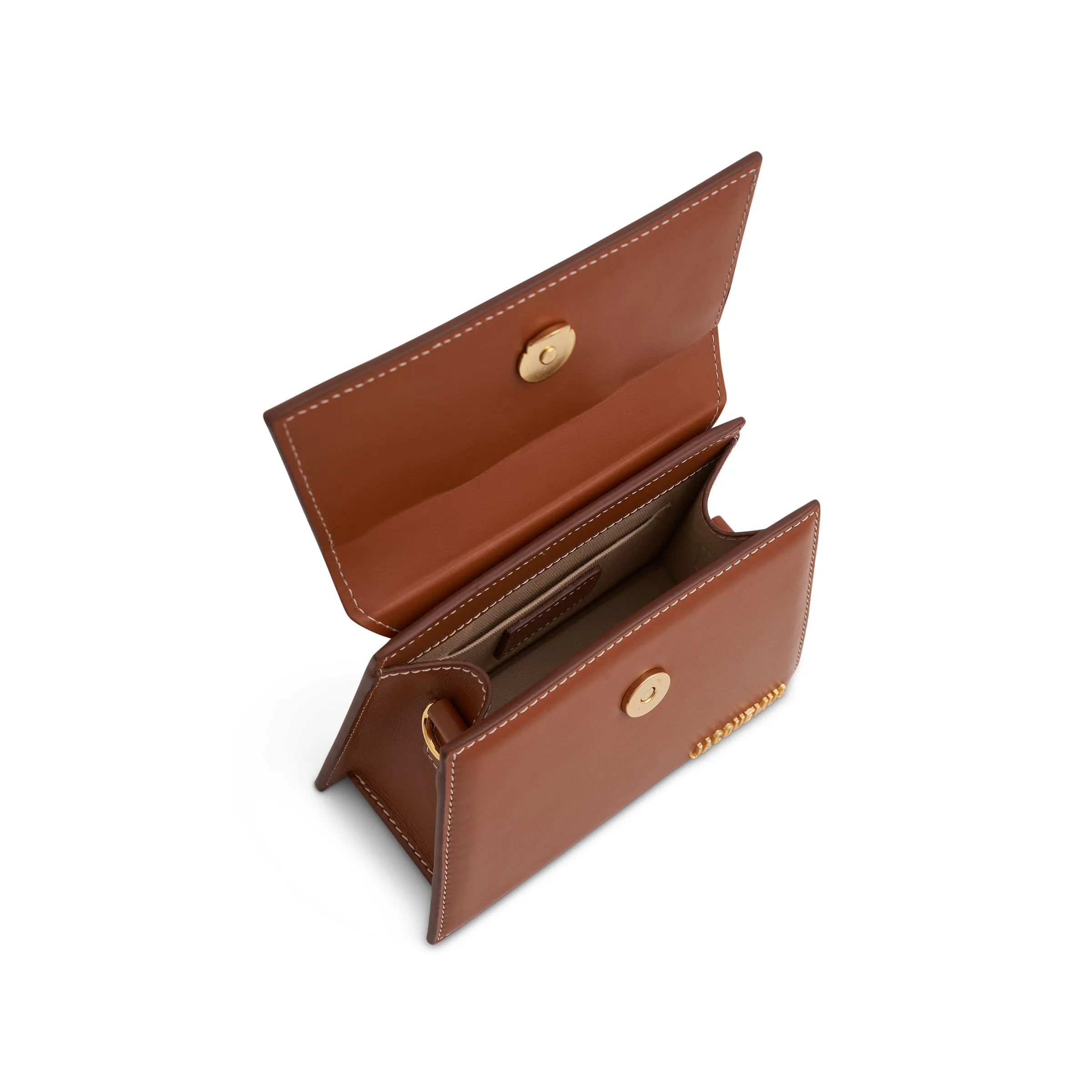 Le Chiquito Noeud Leather Bag in Light Brown sold by MARAIS product image thumbnail 5