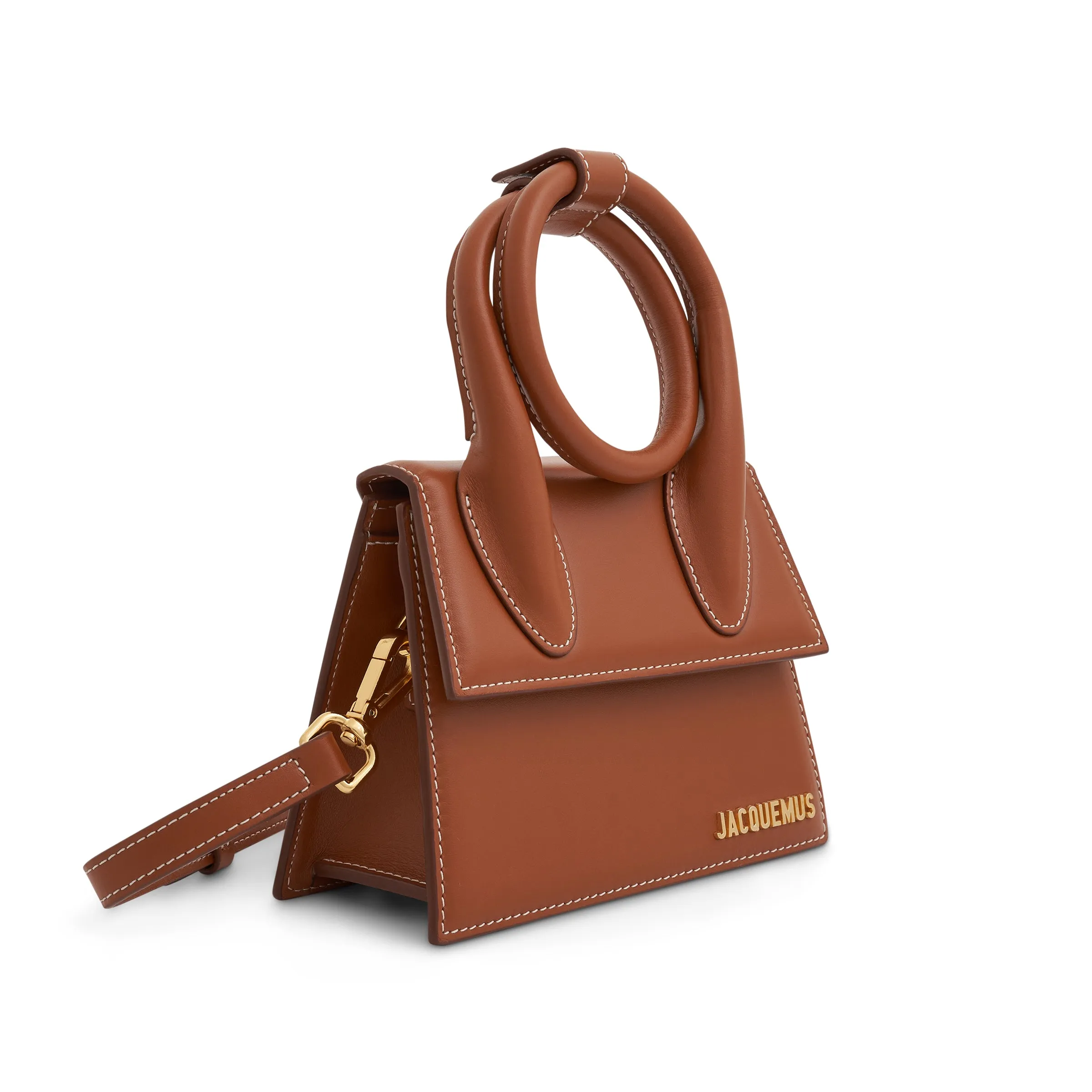 Le Chiquito Noeud Leather Bag in Light Brown sold by MARAIS product image thumbnail 2