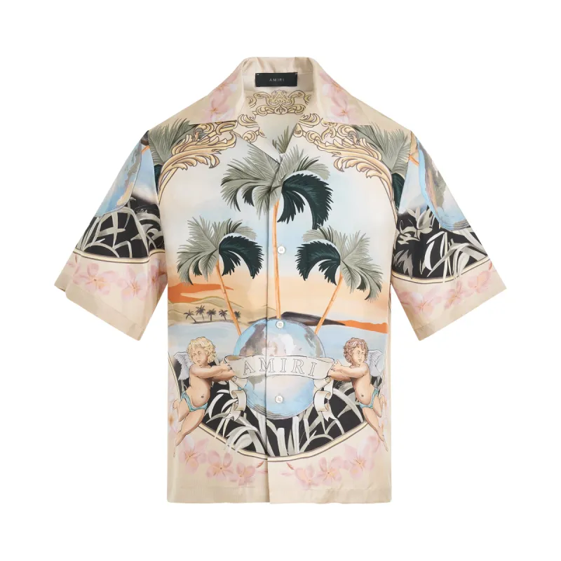 Cherub Silk Shirt in Multicolour sold by MARAIS