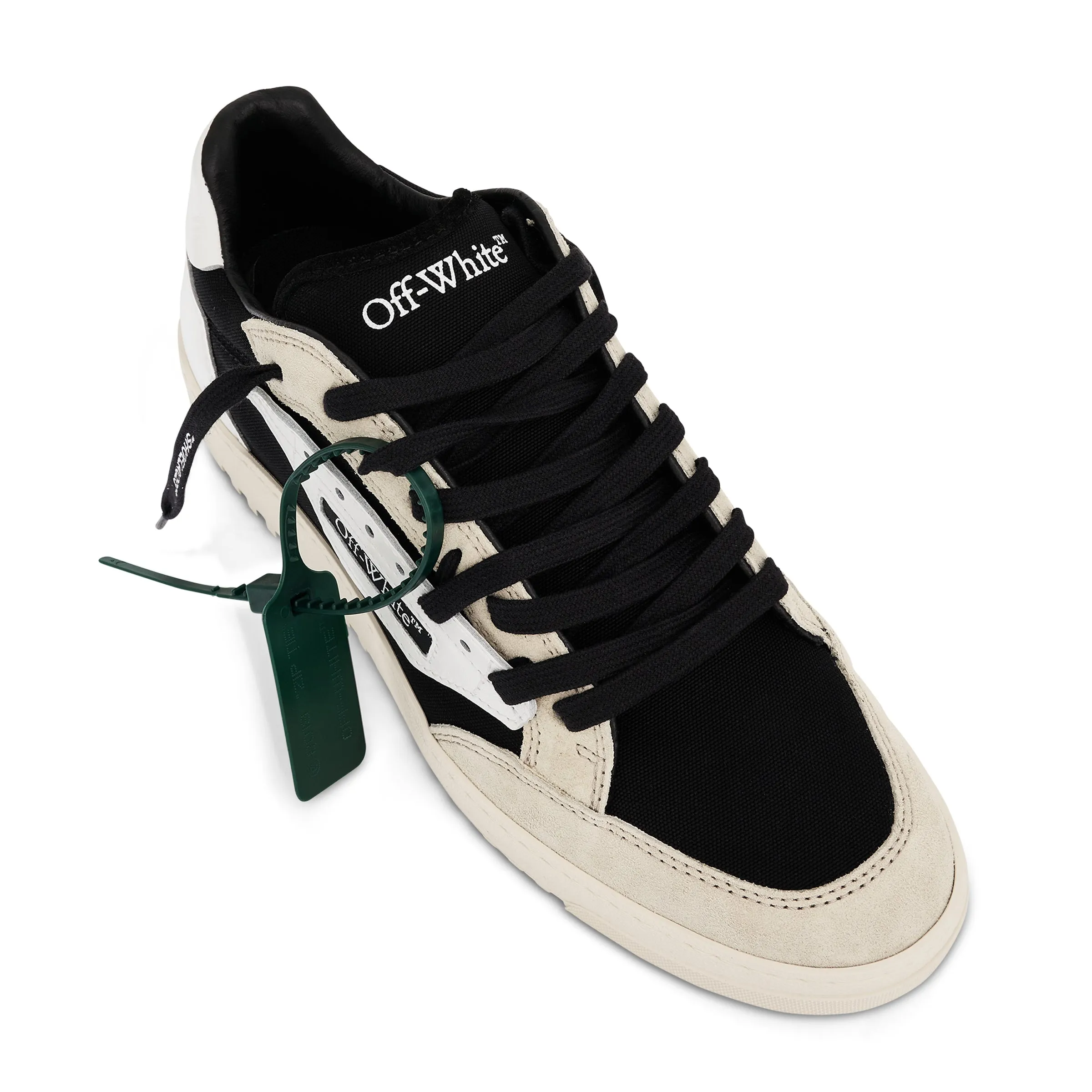 5.0 Off Court Suede/Canvas Sneaker in Black sold by MARAIS product image thumbnail 4