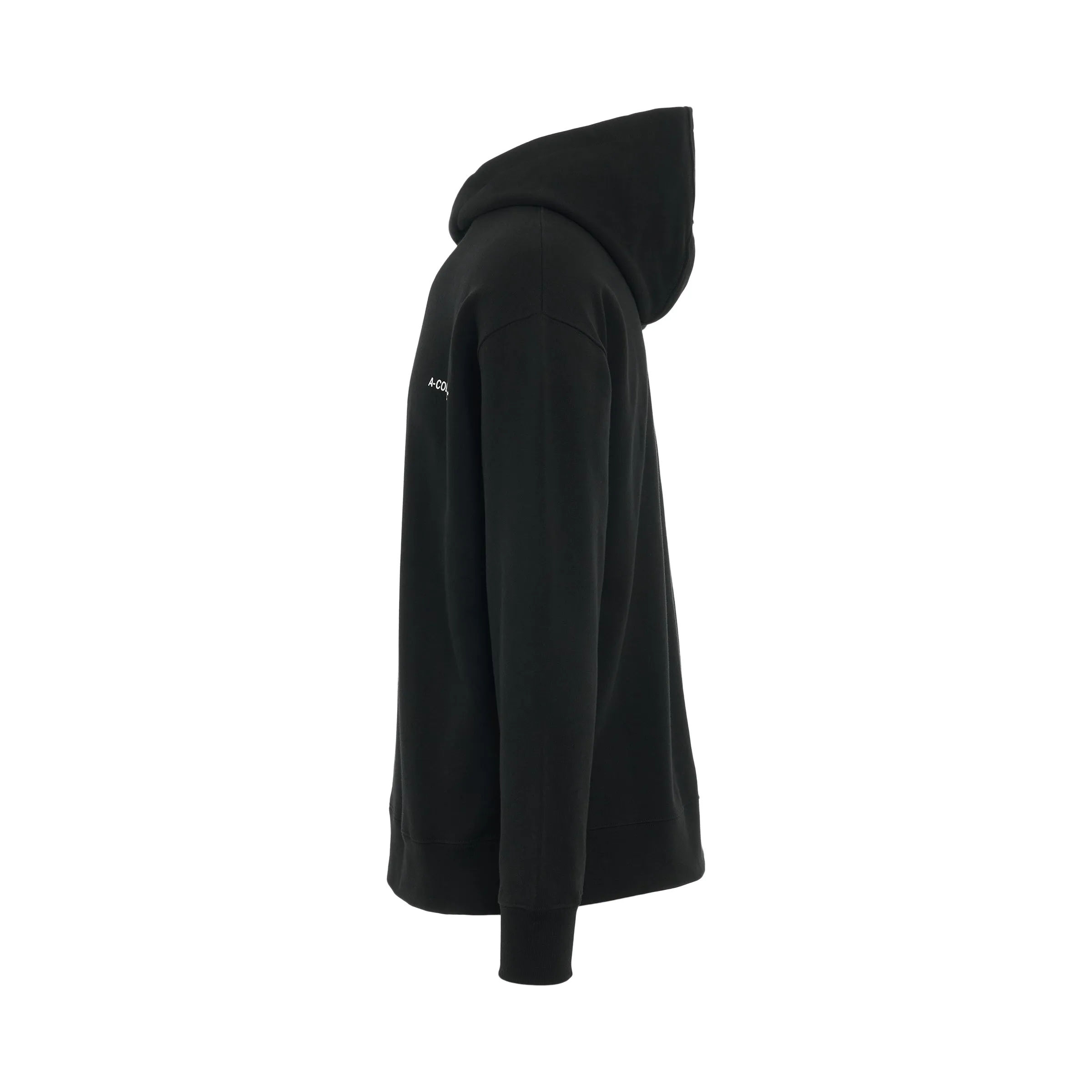 Essential Small Logo Hoodie in Black sold by MARAIS product image thumbnail 3