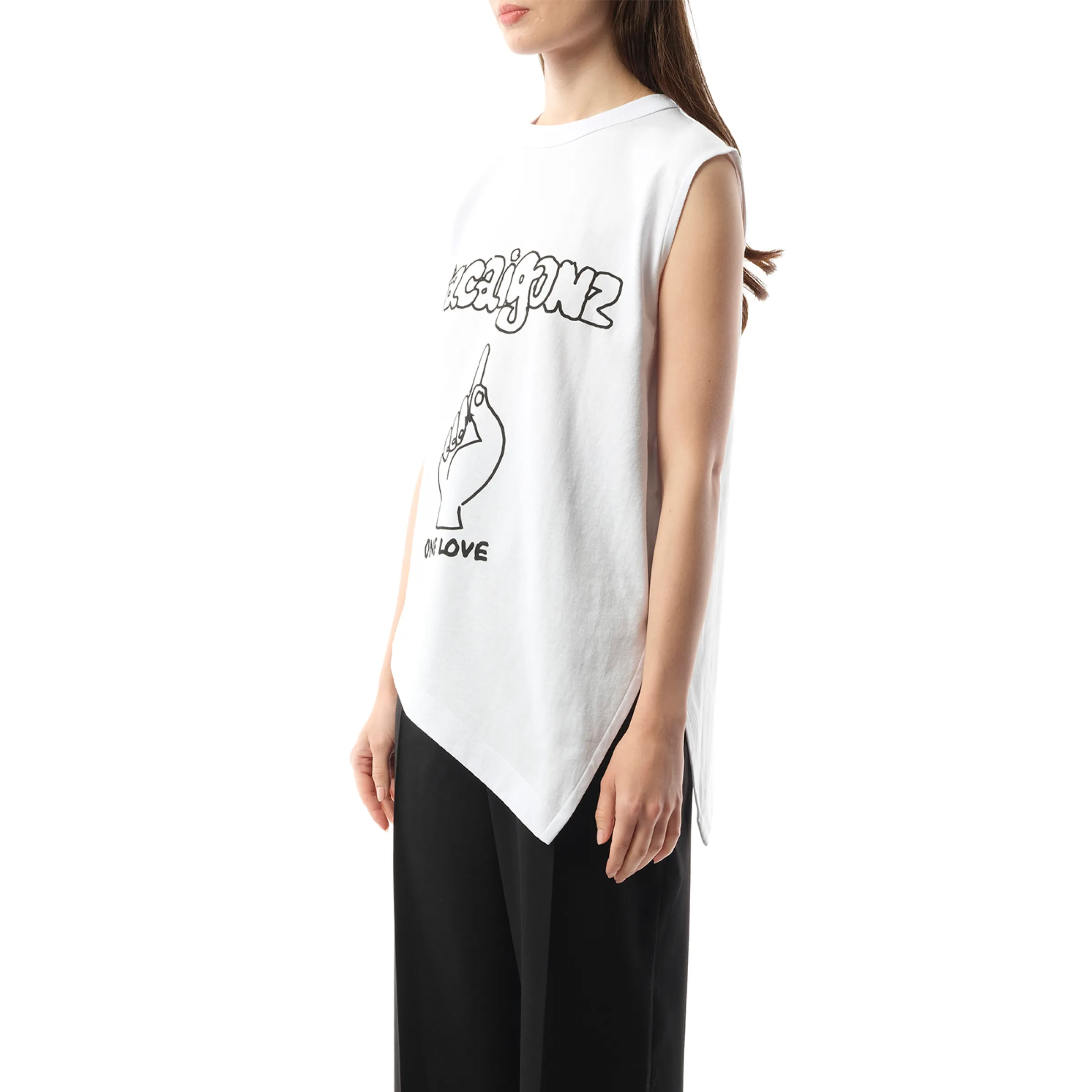 Sacai Gonz Print T-Shirt in White sold by MARAIS product image thumbnail 5