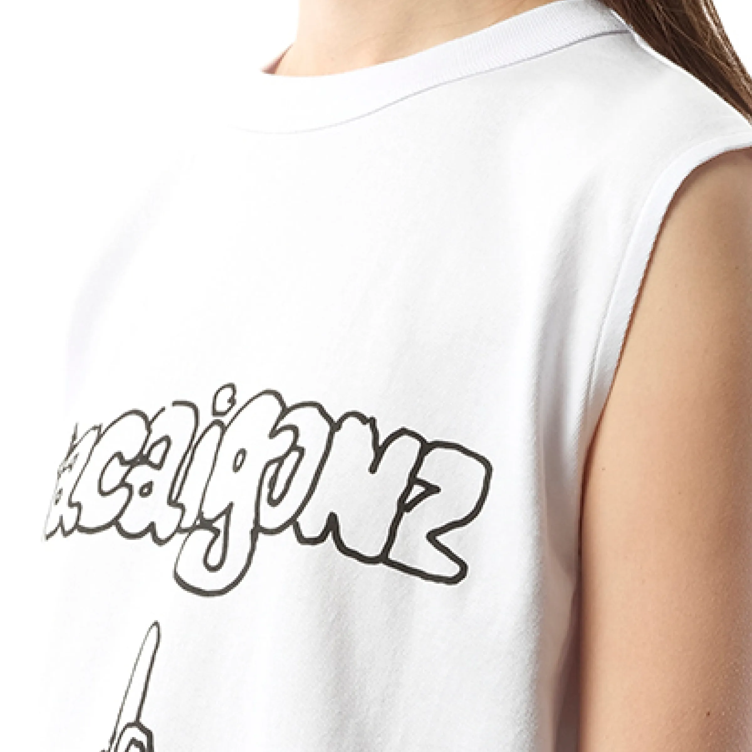 Sacai Gonz Print T-Shirt in White sold by MARAIS product image thumbnail 3