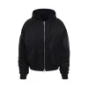 Hood Detachable MA-1 Jumper in Black sold by MARAIS