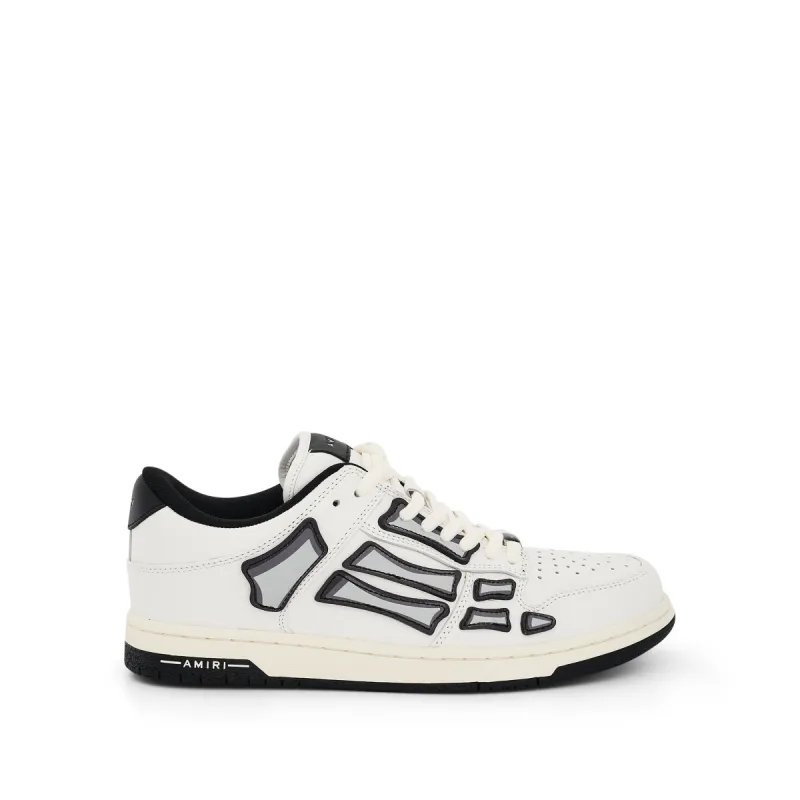 Chunky Skeleton Sneaker in White/Black sold by MARAIS