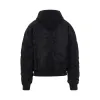 Hood Detachable MA-1 Jumper in Black sold by MARAIS